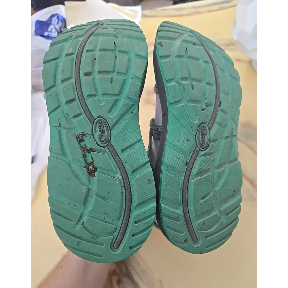 Chaco ZX/2 Green Aztec Toe Loop Outdoor Hiking Trail Sport Sandals Womans Size 8 - Picture 6 of 6